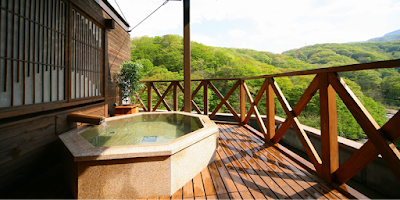 奥土湯温泉峡 山峡のいで湯 小滝温泉